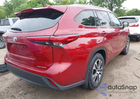 2021 Toyota Highlander Xle from USA, damaged, VIN 5TDHZRBH4MS098484